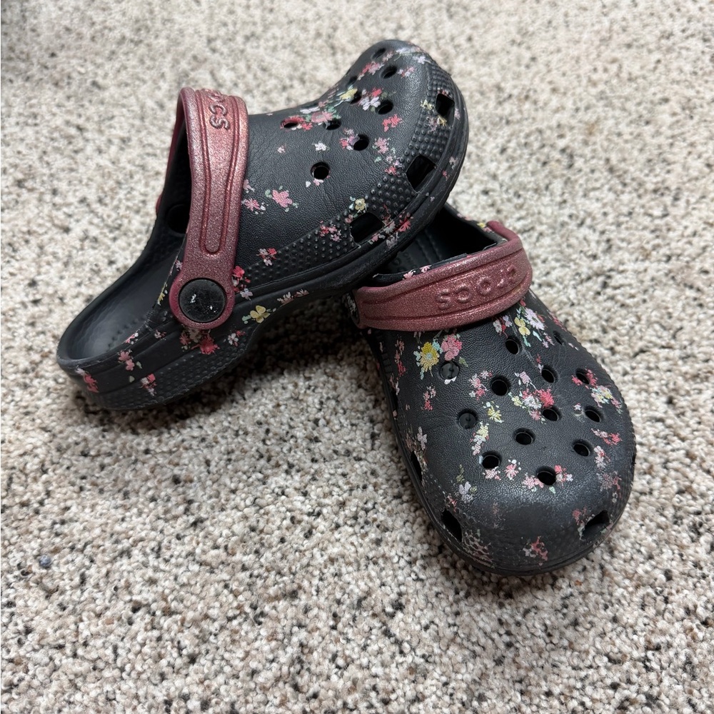 CROCS Kids Floral clogs